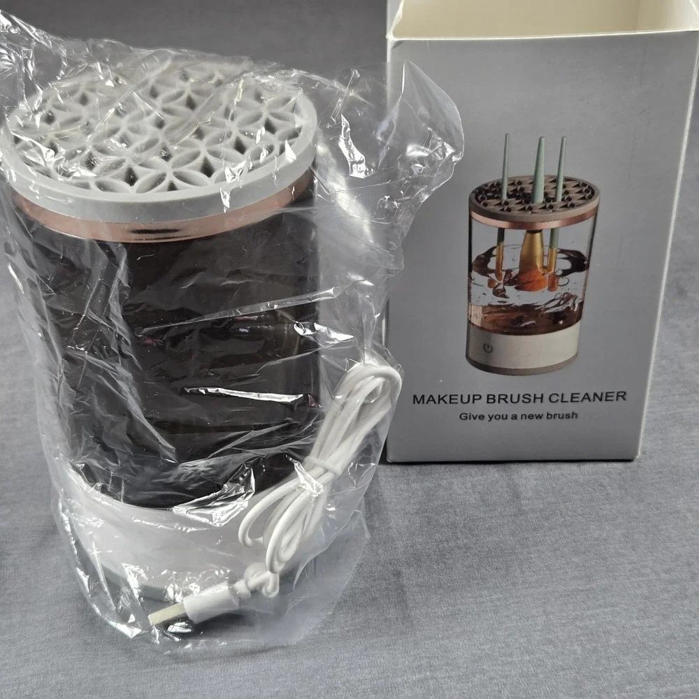 Electric Makeup Brush Cleaner Machine Automatic Spinner USB Powered NEW